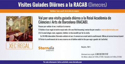 Visita guiada a la RACAB