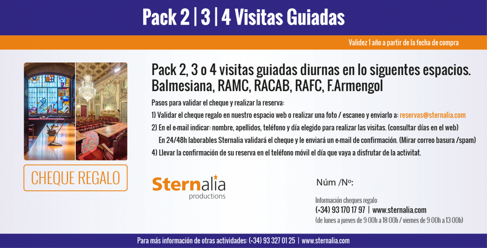 PACK 2 o 3 Visitas guiadas diurnas