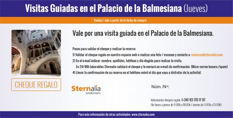 Visita Guiada al Palacio de la Balmesiana