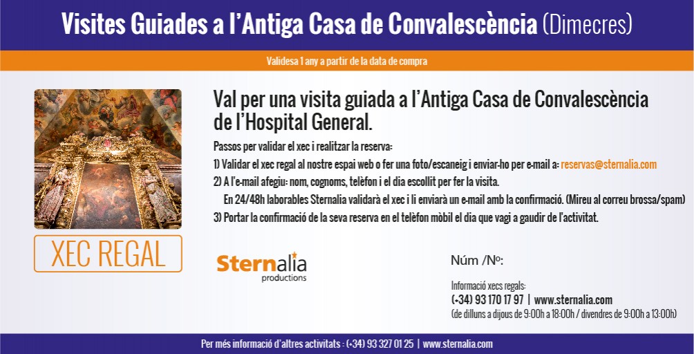 VISITES GUIADES antiga Casa de Convalescència