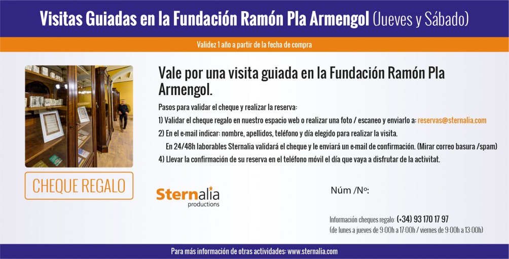 VISITAS GUIADAS Fundación Ramón Pla Armengol