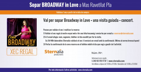 Sopar BROADWAY in Love