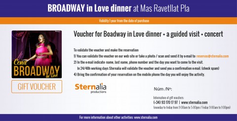  BROADWAY in Love Dinner