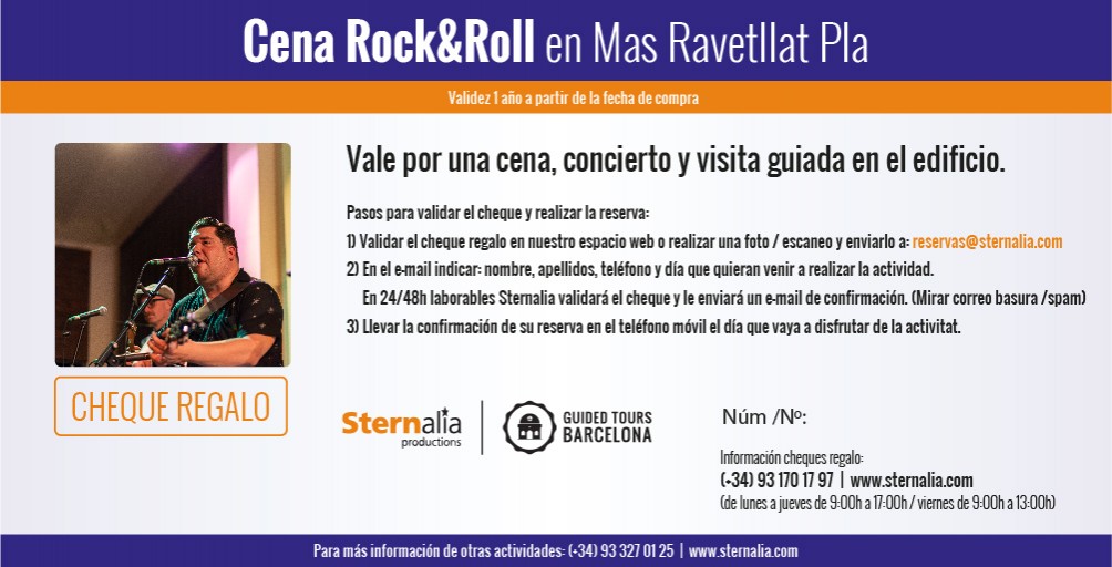 Cena Rock & Roll, Mas Ravetllat Pla