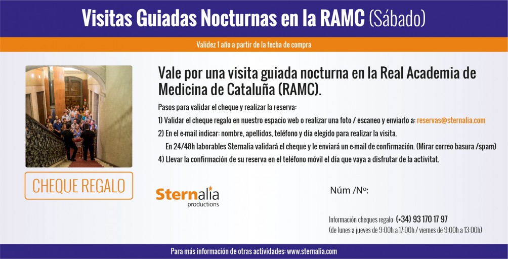 VISITAS GUIADAS nocturnas a la RAMC